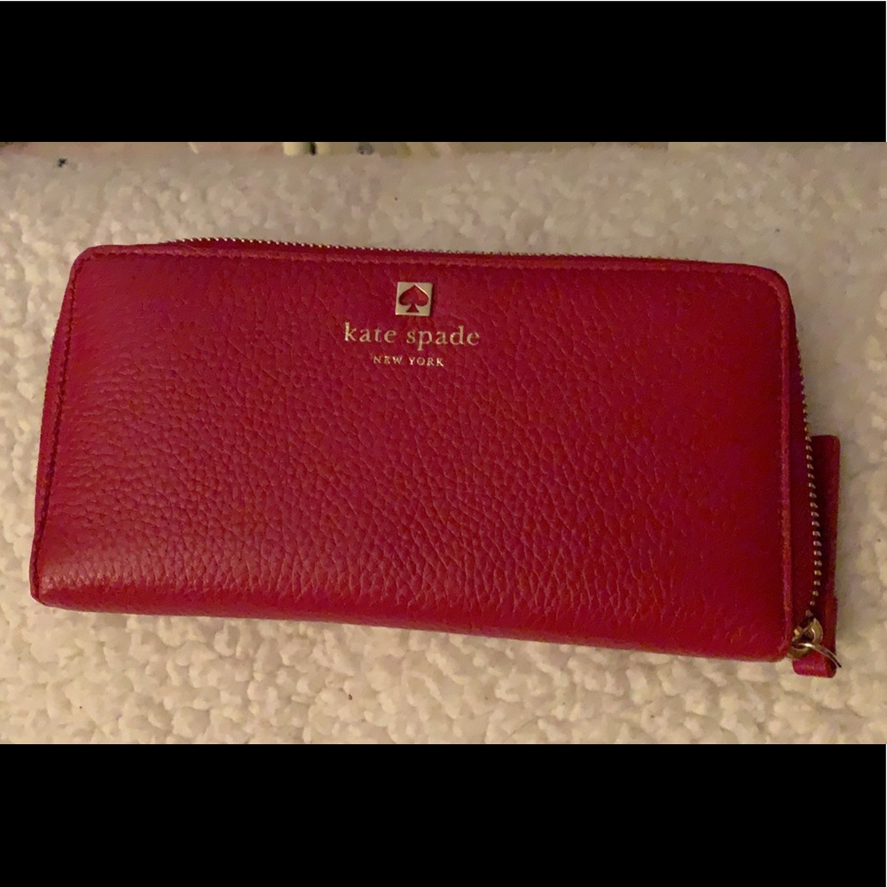 Red Kate Spade Wallet